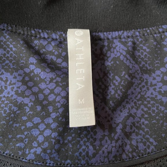 Athleta Brooklyn Track Bomber Printed NWT - Picture 5 of 10